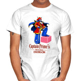 Captain P.'s Original Energon Exclusive - Shirtformers - Mens T-Shirts RIPT Apparel Small / White