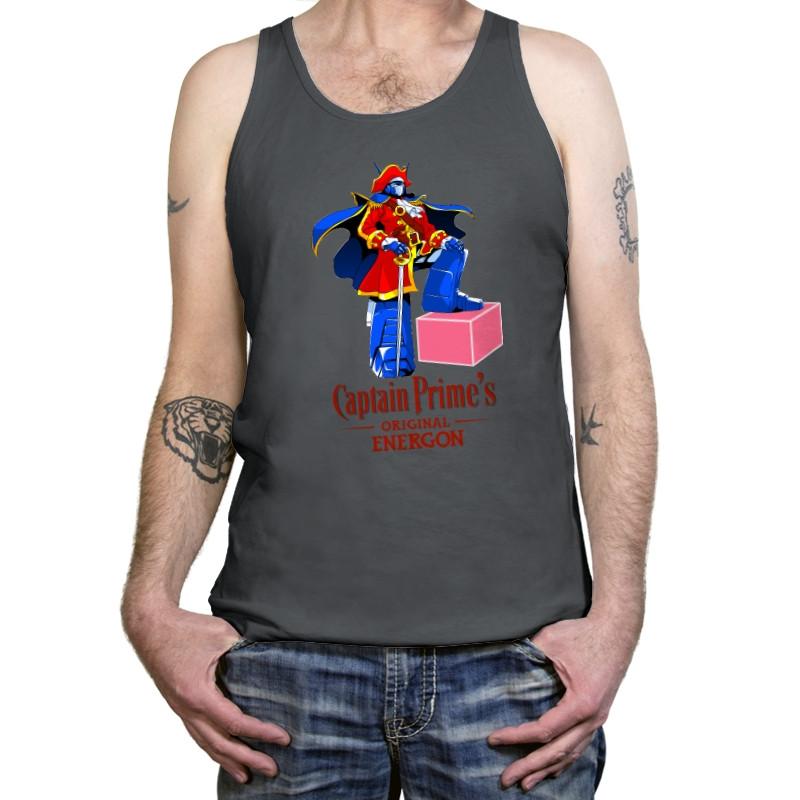 Captain P.'s Original Energon Exclusive - Shirtformers - Tanktop Tanktop RIPT Apparel X-Small / Asphalt