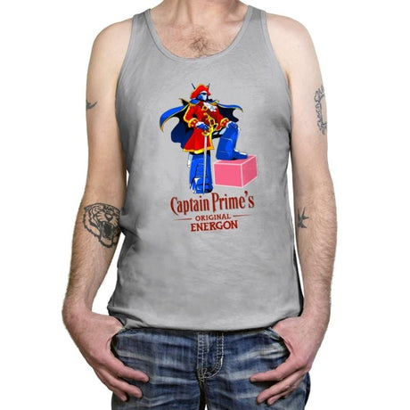 Captain P.'s Original Energon Exclusive - Shirtformers - Tanktop Tanktop RIPT Apparel X-Small / Athletic Heather