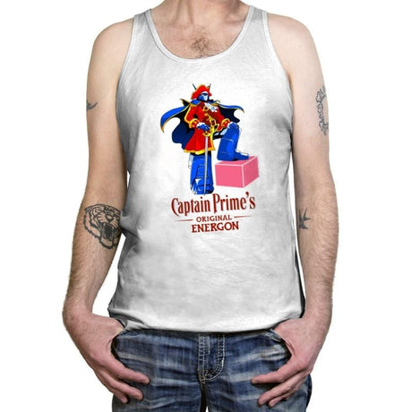 Captain P.'s Original Energon Exclusive - Shirtformers - Tanktop Tanktop RIPT Apparel X-Small / White