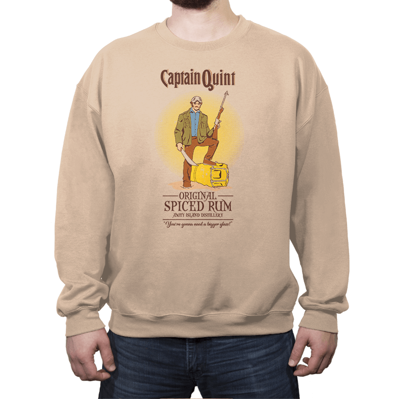 Captain Quint Spiced Rum - Crew Neck Crew Neck RIPT Apparel