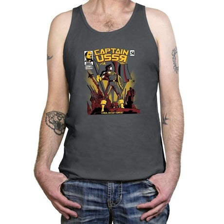 Captain USSR: Issue 1 Exclusive - Tanktop Tanktop RIPT Apparel X-Small / Asphalt