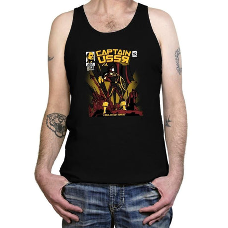 Captain USSR: Issue 1 Exclusive - Tanktop Tanktop RIPT Apparel X-Small / Black