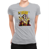 Captain USSR: Issue 1 Exclusive - Womens Premium T-Shirts RIPT Apparel Small / Silver