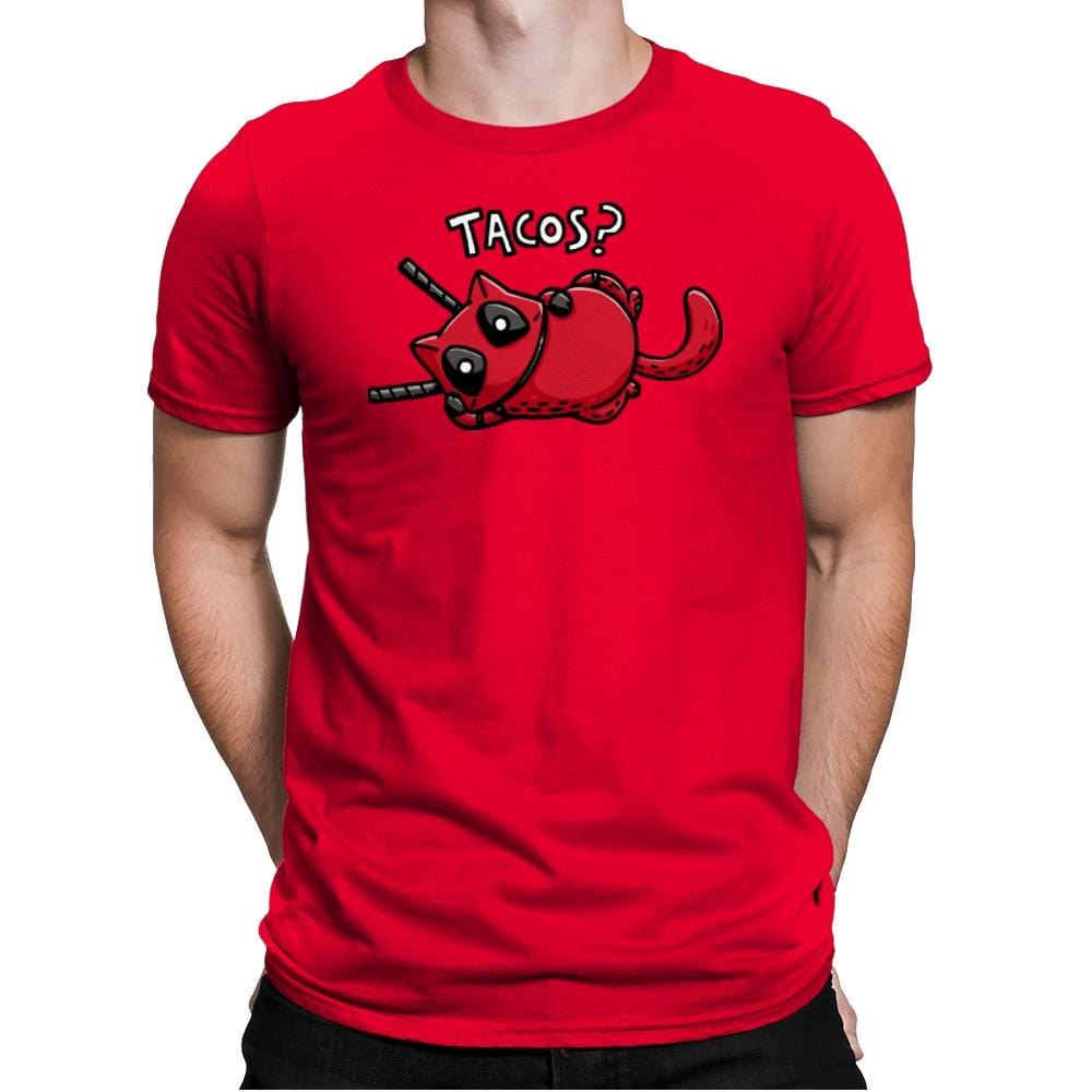 Care For Some Tacos? - Mens Premium T-Shirts RIPT Apparel Small / Red
