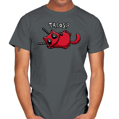 Care For Some Tacos? - Mens T-Shirts RIPT Apparel Small / Charcoal
