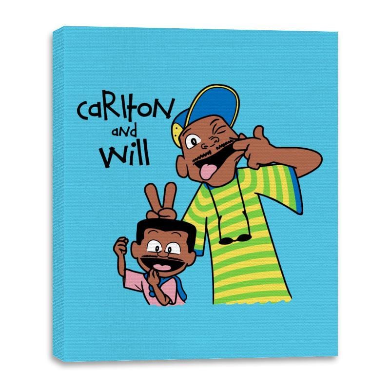 Carlton and Will! - Canvas Wraps Canvas Wraps RIPT Apparel 16x20 / Aqua