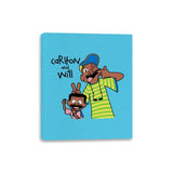 Carlton and Will! - Canvas Wraps Canvas Wraps RIPT Apparel 8x10 / Aqua