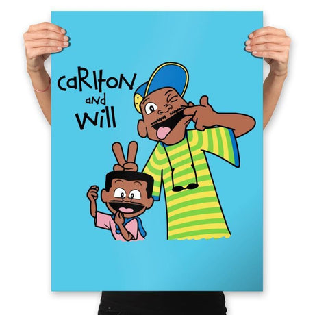Carlton and Will! - Prints Posters RIPT Apparel 18x24 / Aqua