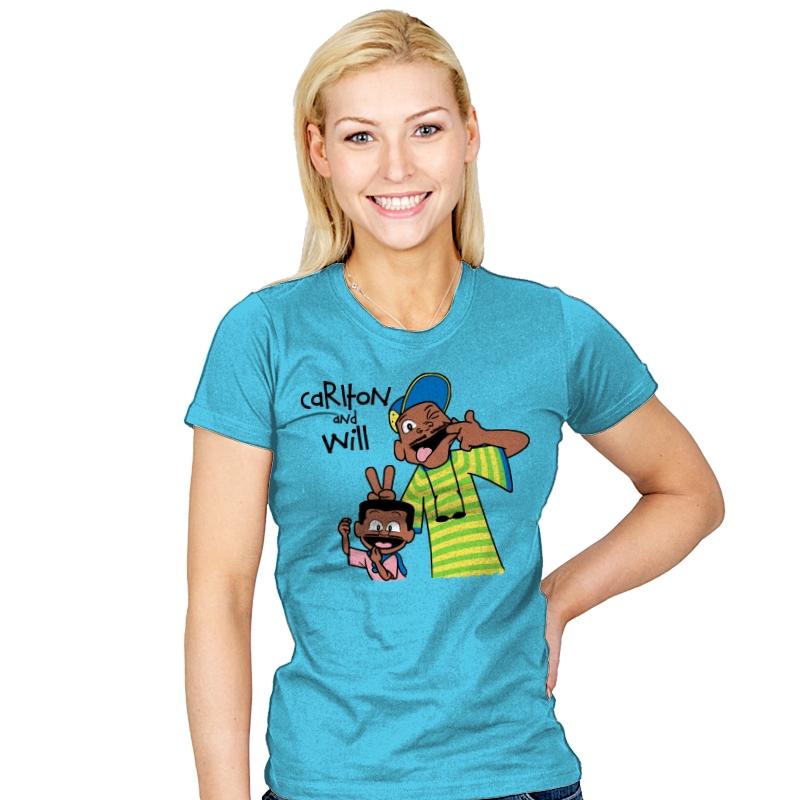 Carlton and Will! - Womens T-Shirts RIPT Apparel
