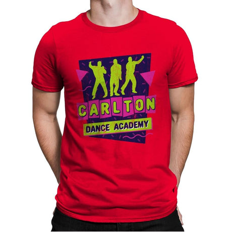 Carlton Dance Academy - Mens Premium T-Shirts RIPT Apparel Small / Red