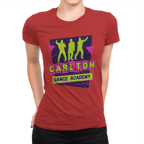 Carlton Dance Academy - Womens Premium T-Shirts RIPT Apparel Small / Red