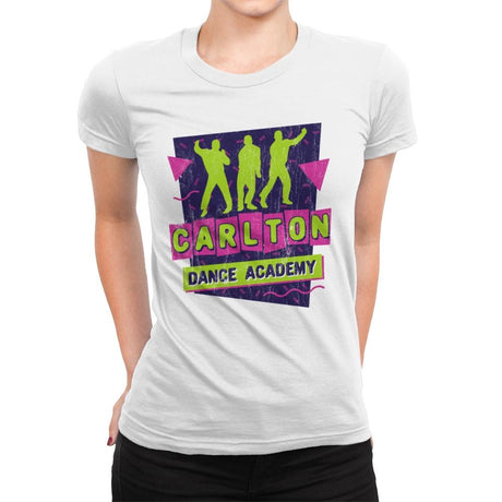 Carlton Dance Academy - Womens Premium T-Shirts RIPT Apparel Small / White