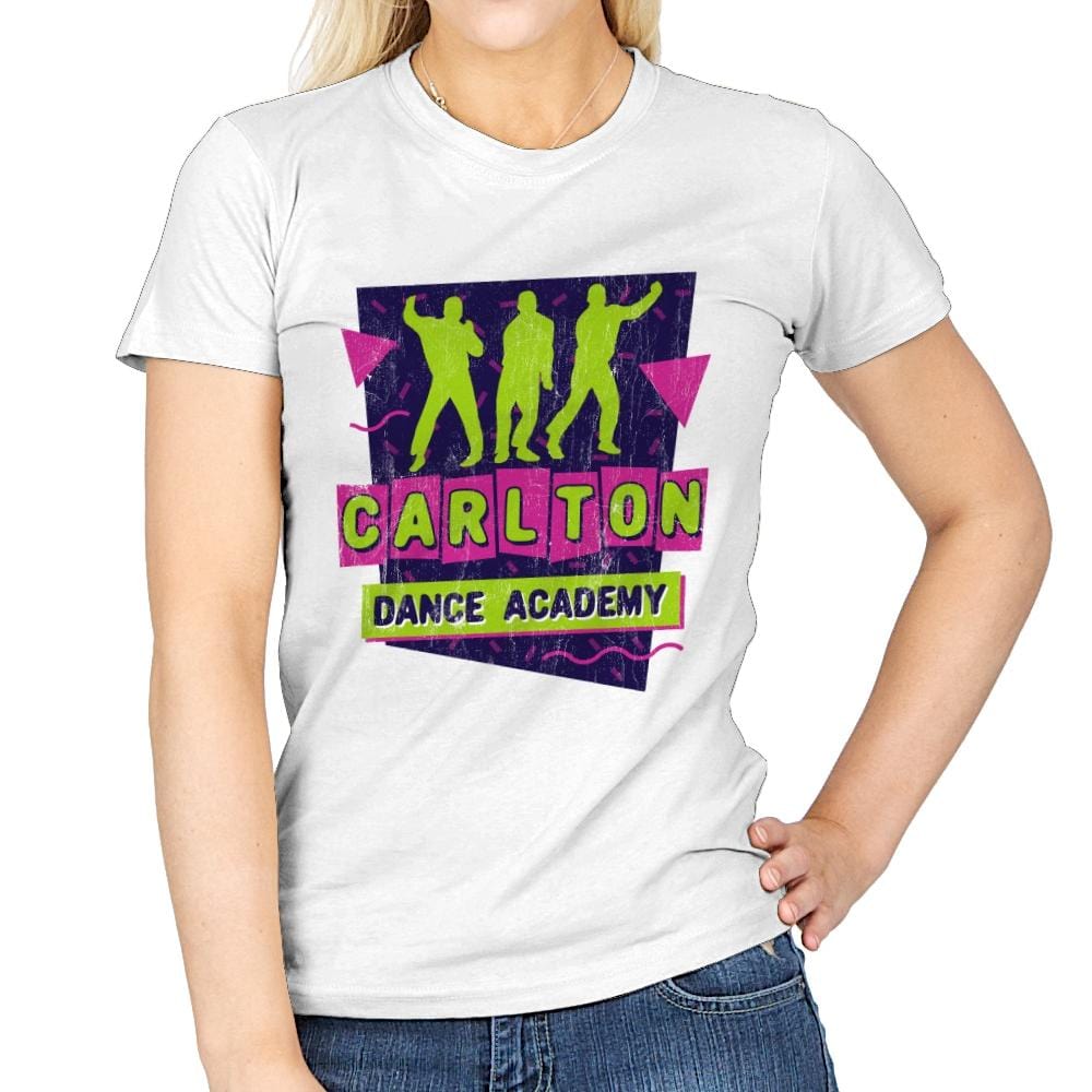 Carlton Dance Academy - Womens T-Shirts RIPT Apparel Small / White