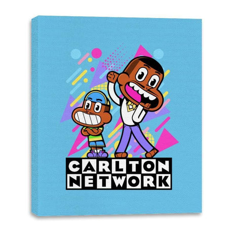 Carlton Network - Canvas Wraps Canvas Wraps RIPT Apparel 16x20 / Aqua