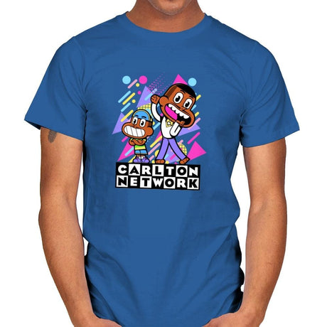 Carlton Network - Mens T-Shirts RIPT Apparel Small / Royal