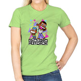 Carlton Network - Womens T-Shirts RIPT Apparel Small / Mint Green