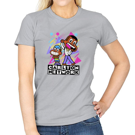 Carlton Network - Womens T-Shirts RIPT Apparel Small / Sport Grey
