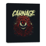 CARNAGE - Canvas Wraps Canvas Wraps RIPT Apparel 16x20 / Black