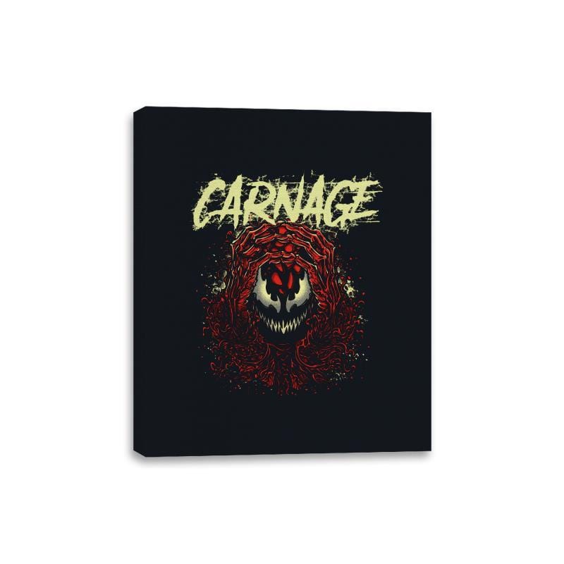 CARNAGE - Canvas Wraps Canvas Wraps RIPT Apparel 8x10 / Black