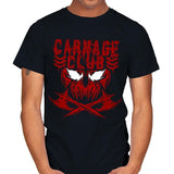 CARNAGE CLUB Exclusive - Mens T-Shirts RIPT Apparel Small / Black