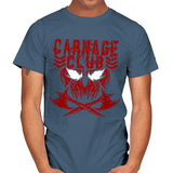 CARNAGE CLUB Exclusive - Mens T-Shirts RIPT Apparel Small / Indigo Blue