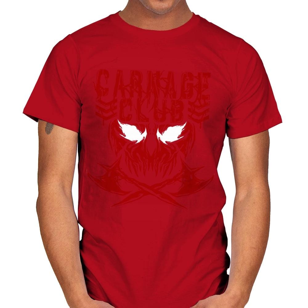 CARNAGE CLUB Exclusive - Mens T-Shirts RIPT Apparel Small / Red