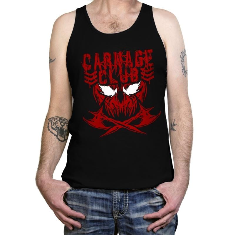 CARNAGE CLUB Exclusive - Tanktop Tanktop RIPT Apparel X-Small / Black