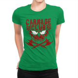 CARNAGE CLUB Exclusive - Womens Premium T-Shirts RIPT Apparel Small / Kelly Green