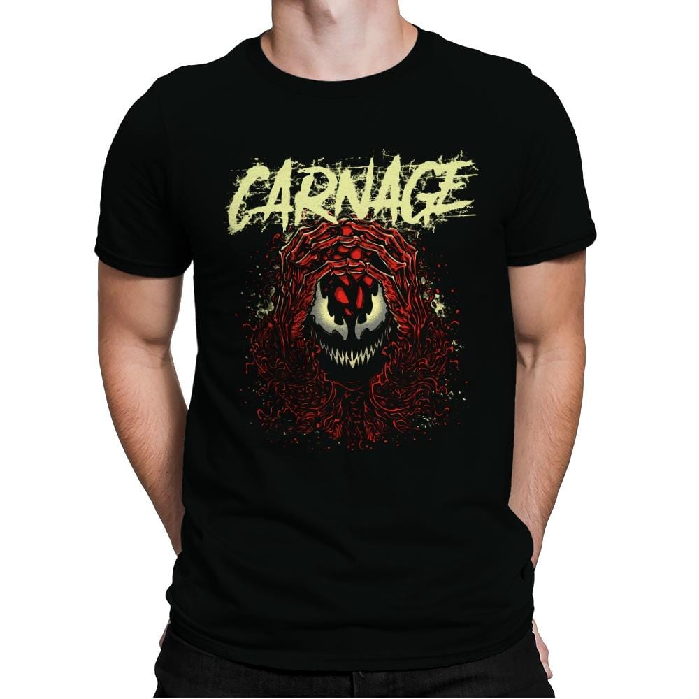 CARNAGE - Mens Premium T-Shirts RIPT Apparel Small / Black