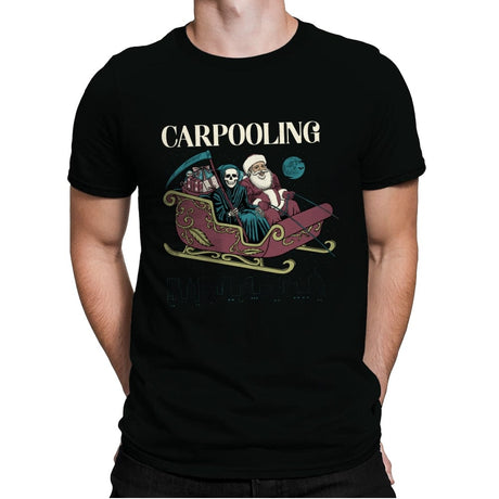 Carpooling - Mens Premium T-Shirts RIPT Apparel Small / Black