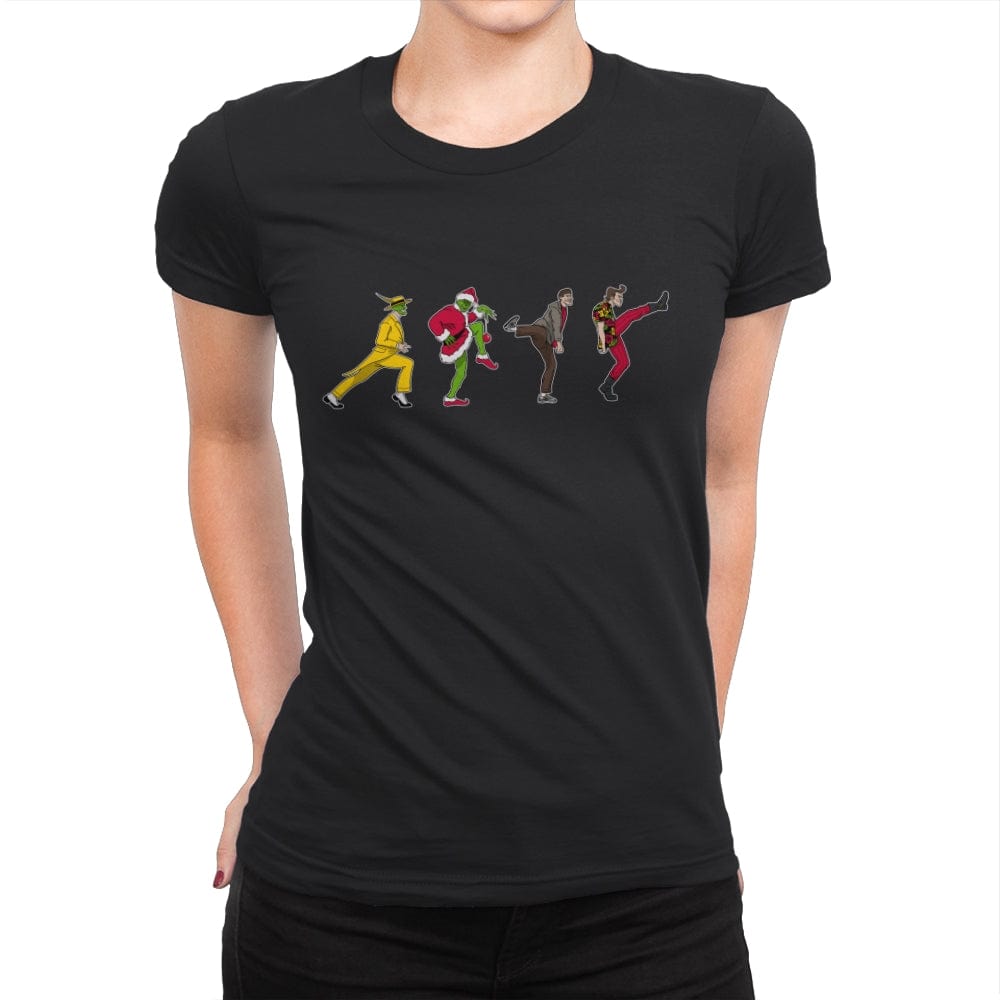 Carrey Walks - Womens Premium T-Shirts RIPT Apparel Small / Black