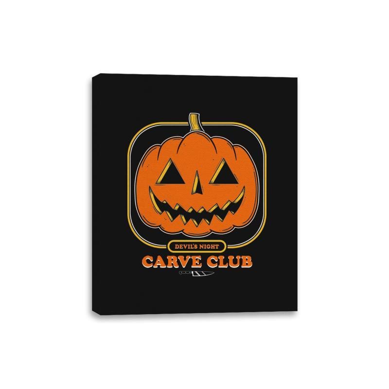 Carve Club - Canvas Wraps Canvas Wraps RIPT Apparel 8x10 / Black