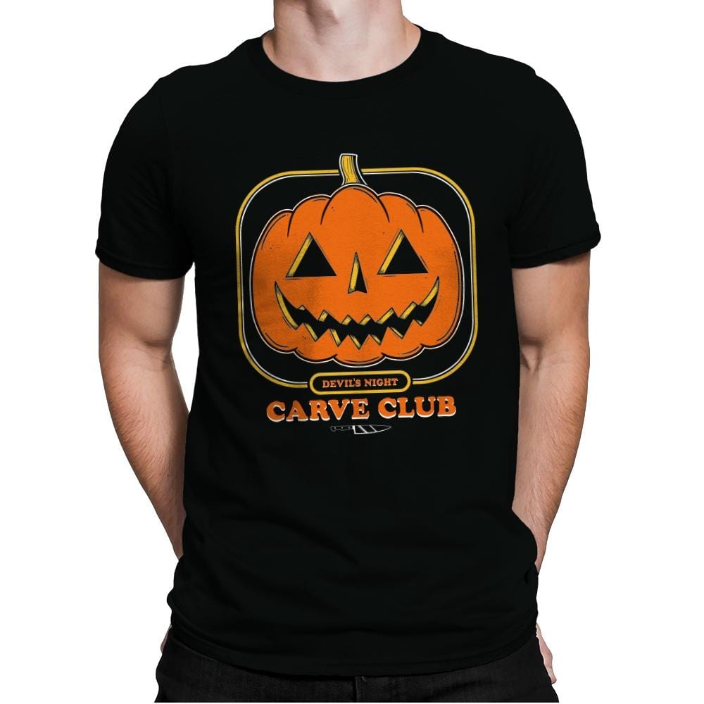 Carve Club - Mens Premium T-Shirts RIPT Apparel Small / Black