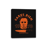 Carve Diem! - Canvas Wraps Canvas Wraps RIPT Apparel 8x10 / Black