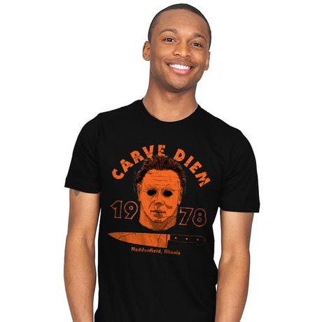 Carve Diem! - Mens T-Shirts RIPT Apparel Small / Black