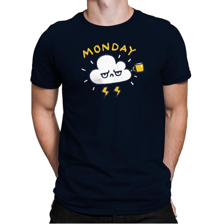 Case Of The Mondays - Mens Premium T-Shirts RIPT Apparel Small / Midnight Navy