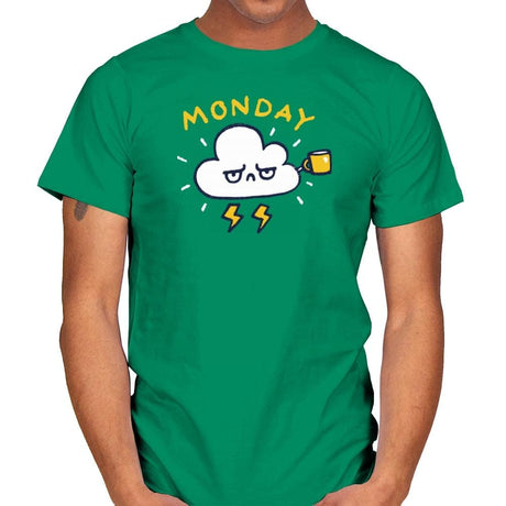 Case Of The Mondays - Mens T-Shirts RIPT Apparel Small / Kelly