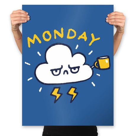 Case Of The Mondays - Prints Posters RIPT Apparel 18x24 / Royal