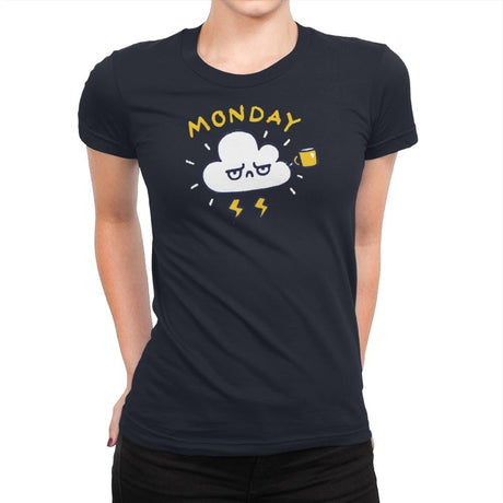 Case Of The Mondays - Womens Premium T-Shirts RIPT Apparel Small / Midnight Navy