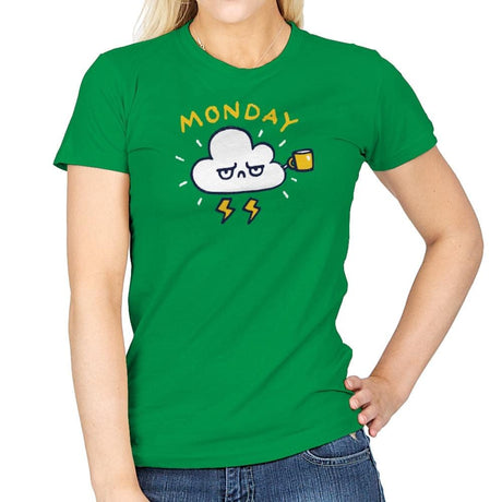 Case Of The Mondays - Womens T-Shirts RIPT Apparel Small / Irish Green