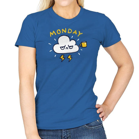 Case Of The Mondays - Womens T-Shirts RIPT Apparel Small / Royal