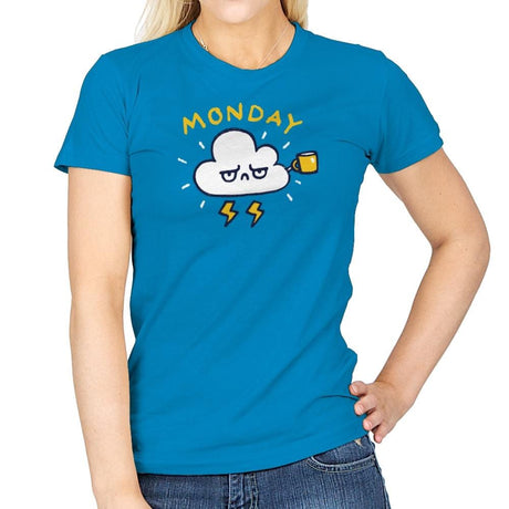 Case Of The Mondays - Womens T-Shirts RIPT Apparel Small / Sapphire