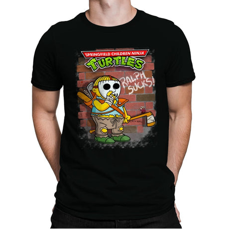 Casey Wiggum - Mens Premium T-Shirts RIPT Apparel Small / Black
