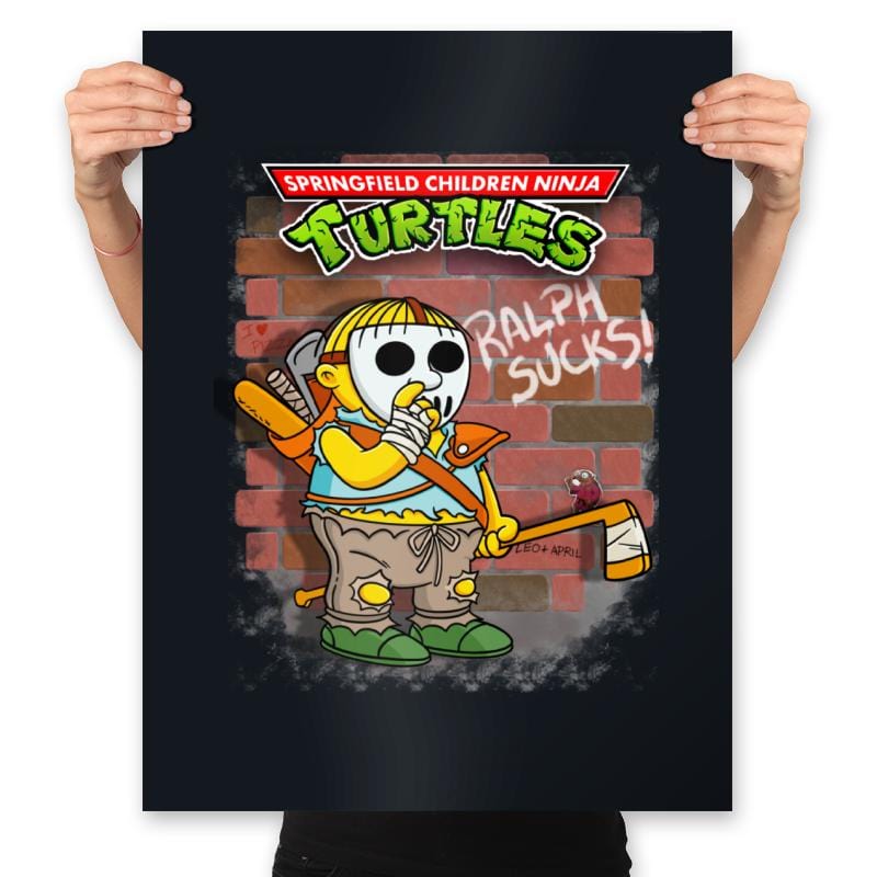 Casey Wiggum - Prints Posters RIPT Apparel 18x24 / Black