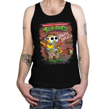 Casey Wiggum - Tanktop Tanktop RIPT Apparel X-Small / Black