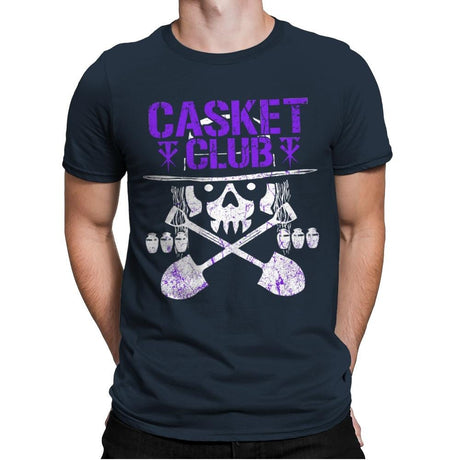 CASKET CLUB Exclusive - Mens Premium T-Shirts RIPT Apparel Small / Indigo
