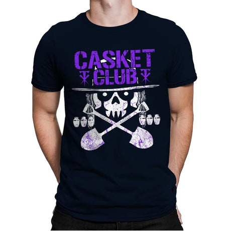 CASKET CLUB Exclusive - Mens Premium T-Shirts RIPT Apparel Small / Midnight Navy
