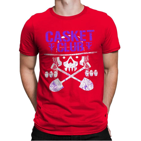 CASKET CLUB Exclusive - Mens Premium T-Shirts RIPT Apparel Small / Red