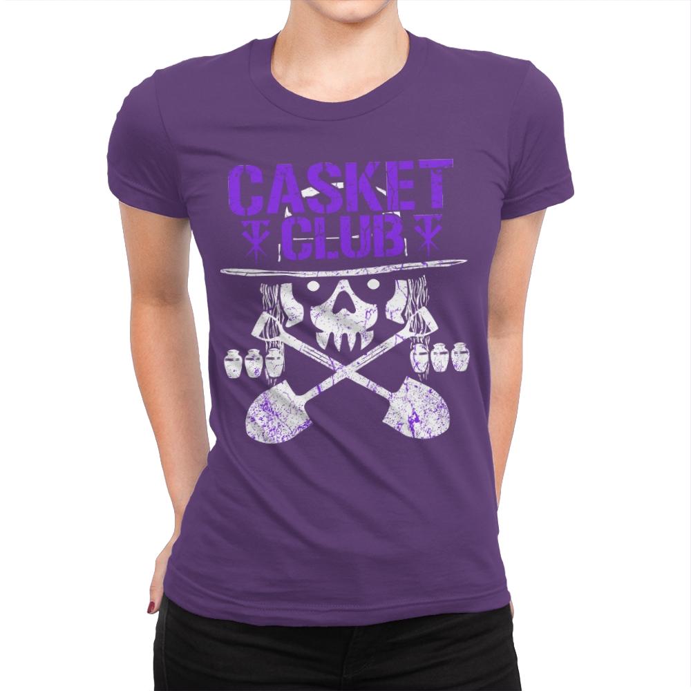 CASKET CLUB Exclusive - Womens Premium T-Shirts RIPT Apparel Small / Purple Rush